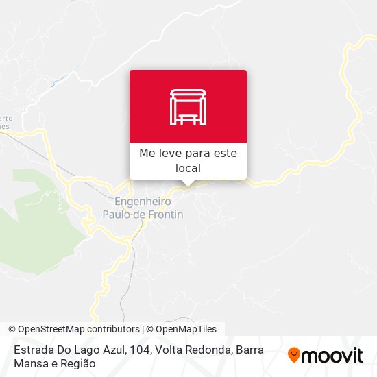 Estrada Do Lago Azul, 104 mapa