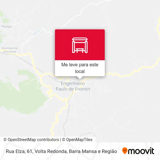 Rua Elza, 61 mapa