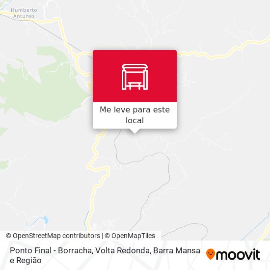 Ponto Final - Borracha mapa