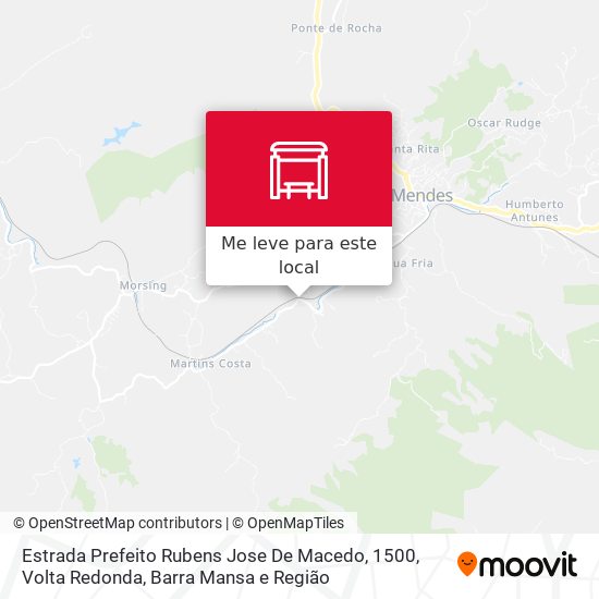 Estrada Prefeito Rubens Jose De Macedo, 1500 mapa