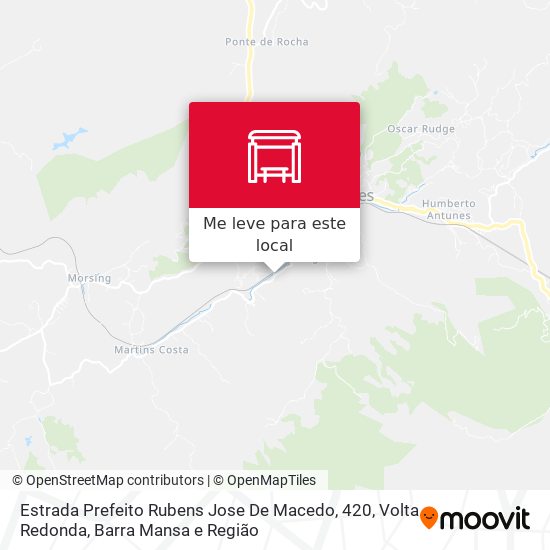 Estrada Prefeito Rubens Jose De Macedo, 420 mapa