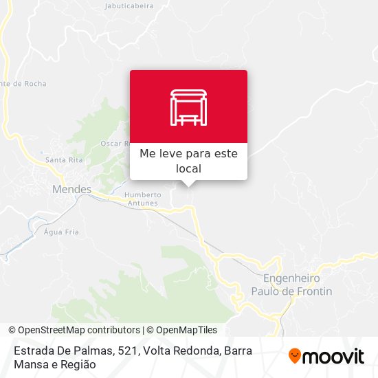 Estrada De Palmas, 521 mapa