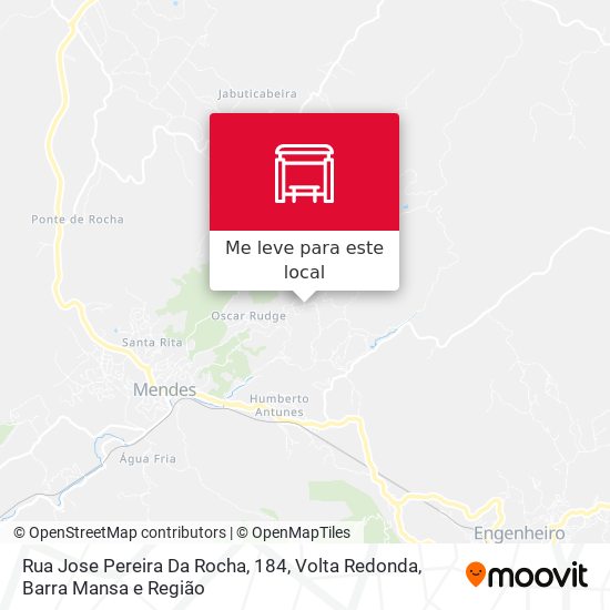 Rua Jose Pereira Da Rocha, 184 mapa