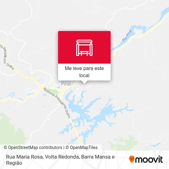 Rua Maria Rosa mapa