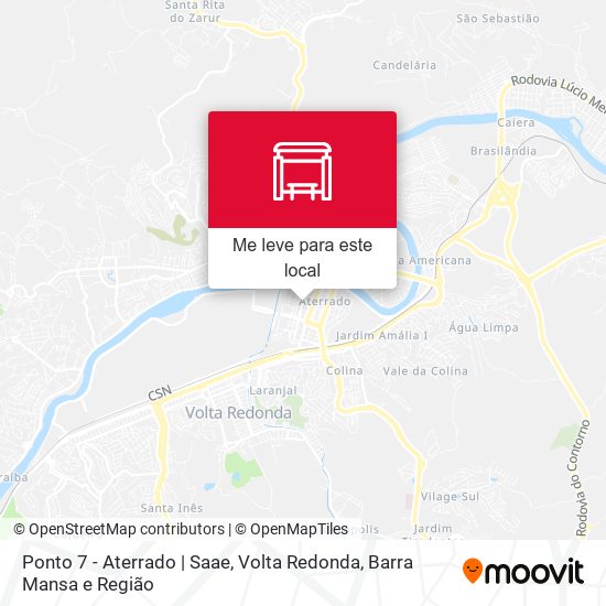 Ponto 7 - Aterrado | Saae mapa