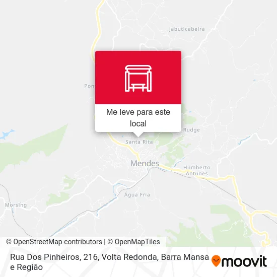 Rua Dos Pinheiros, 216 mapa