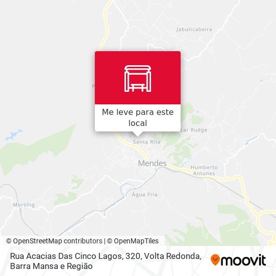 Rua Acacias Das Cinco Lagos, 320 mapa