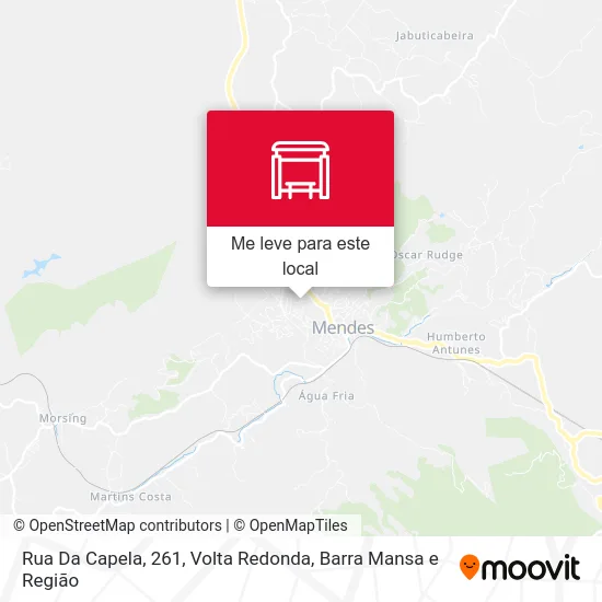 Rua Da Capela, 261 mapa