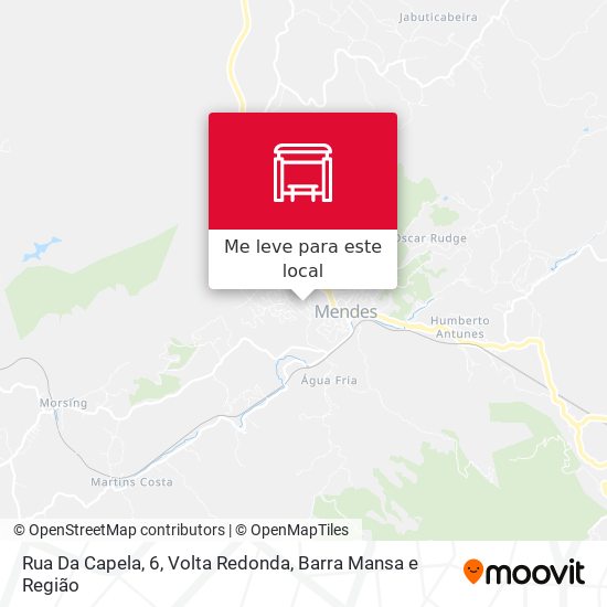 Rua Da Capela, 6 mapa