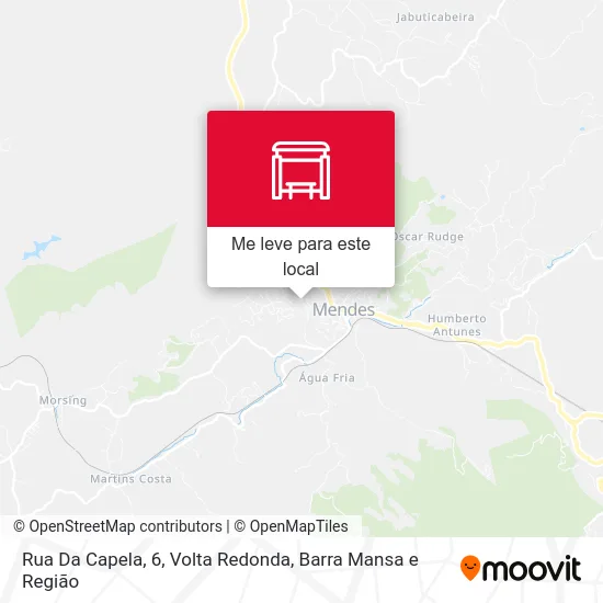 Rua Da Capela, 6 mapa