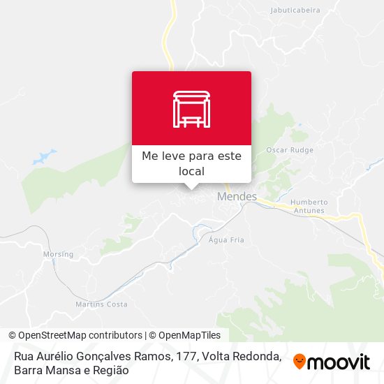 Rua Aurélio Gonçalves Ramos, 177 mapa