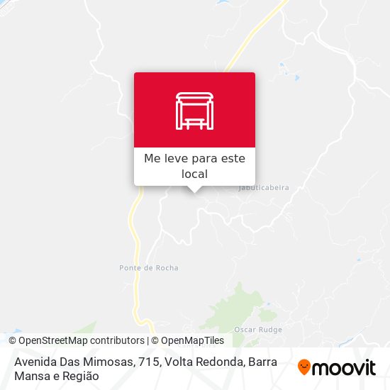 Avenida Das Mimosas, 715 mapa