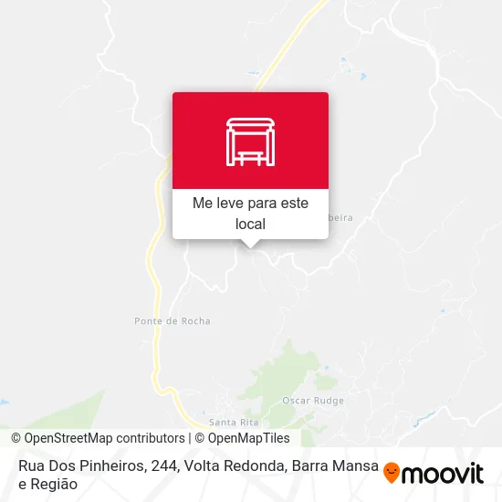 Rua Dos Pinheiros, 244 mapa