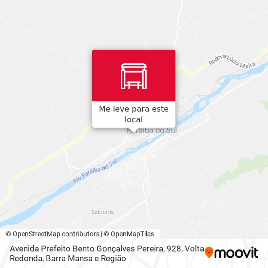 Avenida Prefeito Bento Gonçalves Pereira, 928 mapa