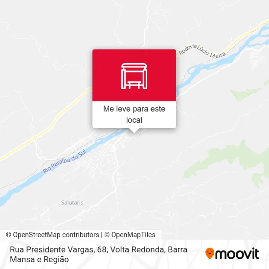 Rua Presidente Vargas, 68 mapa