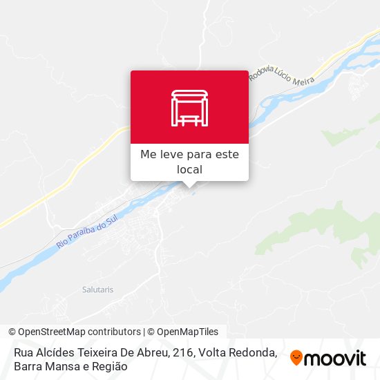 Rua Alcídes Teixeira De Abreu, 216 mapa