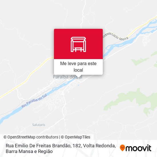 Rua Emilio De Freitas Brandão, 182 mapa