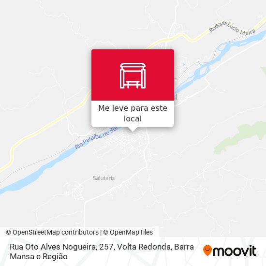 Rua Oto Alves Nogueira, 257 mapa