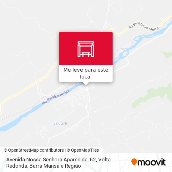 Avenida Nossa Senhora Aparecida, 62 mapa