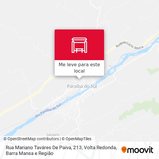 Rua Mariano Taváres De Paiva, 213 mapa