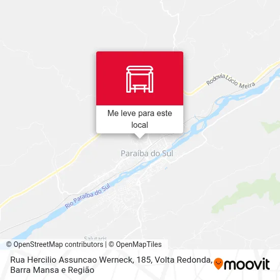 Rua Hercilio Assuncao Werneck, 185 mapa