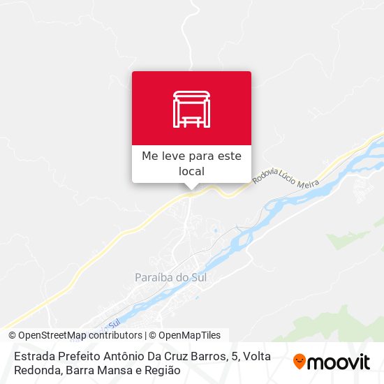 Estrada Prefeito Antônio Da Cruz Barros, 5 mapa