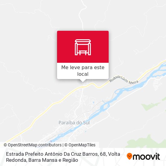 Estrada Prefeito Antônio Da Cruz Barros, 68 mapa