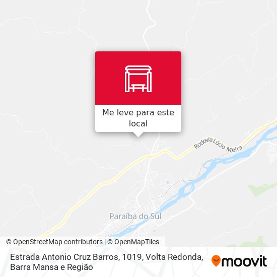 Estrada Antonio Cruz Barros, 1019 mapa