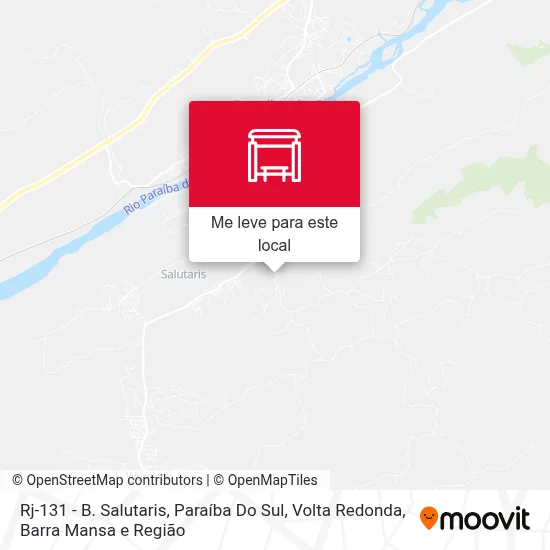 Rj-131 - B. Salutaris, Paraíba Do Sul mapa