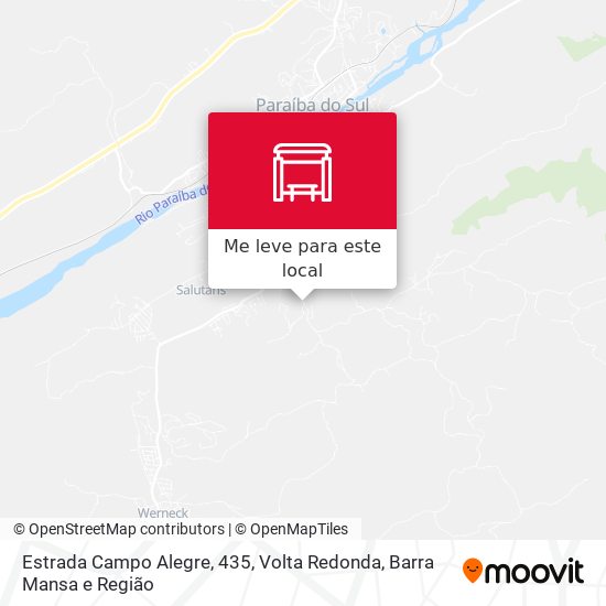 Estrada Campo Alegre, 435 mapa