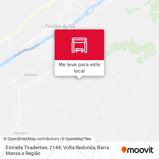 Estrada Tiradentes, 2144 mapa