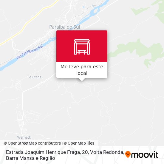 Estrada Joaquim Henrique Fraga, 20 mapa