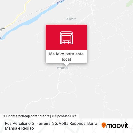 Rua Perciliano G. Ferreira, 35 mapa