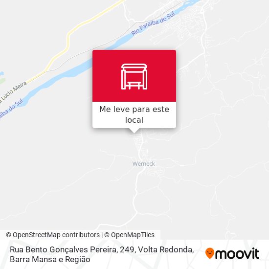 Rua Bento Gonçalves Pereira, 249 mapa