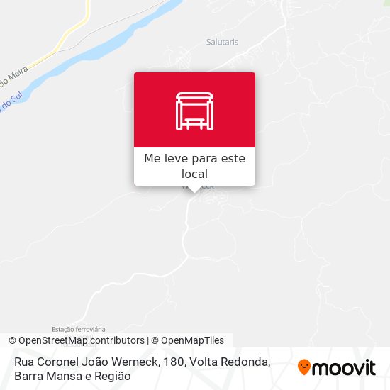 Rua Coronel João Werneck, 180 mapa