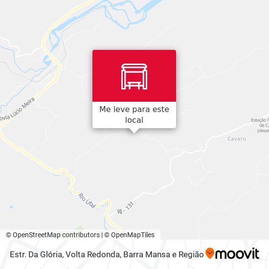 Estr. Da Glória mapa