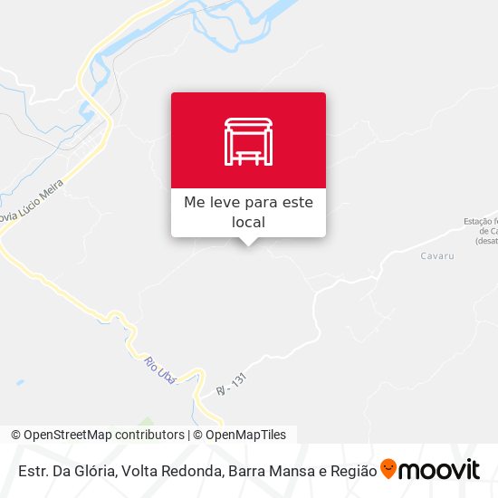 Estr. Da Glória mapa