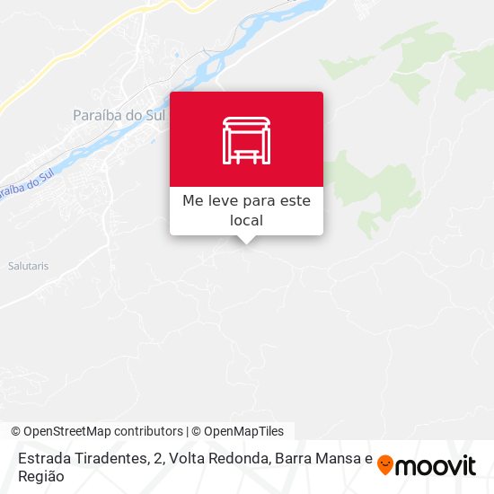 Estrada Tiradentes, 2 mapa