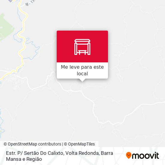 Estr. P/ Sertão Do Calixto mapa