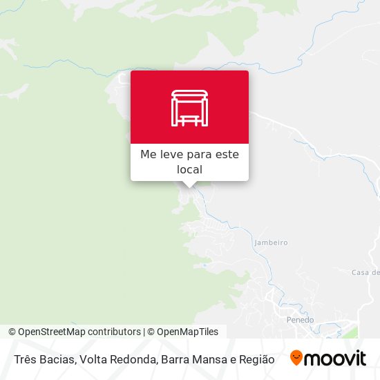 Três Bacias mapa