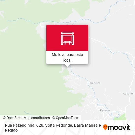 Rua Fazendinha, 628 mapa