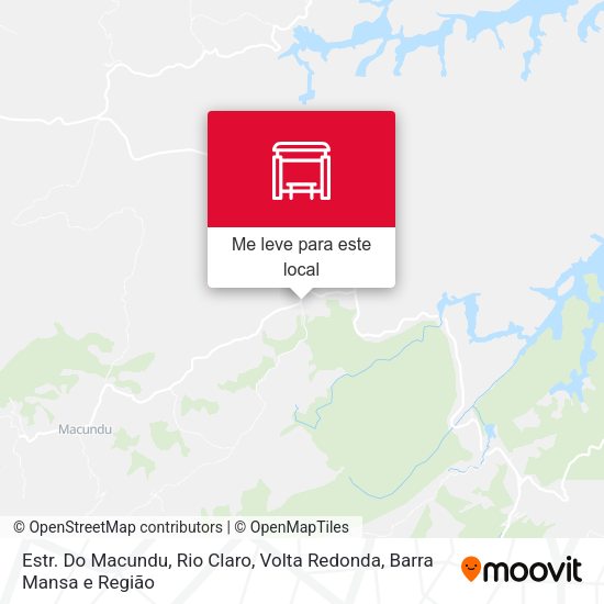 Estr. Do Macundu, Rio Claro mapa