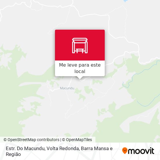 Estr. Do Macundu mapa