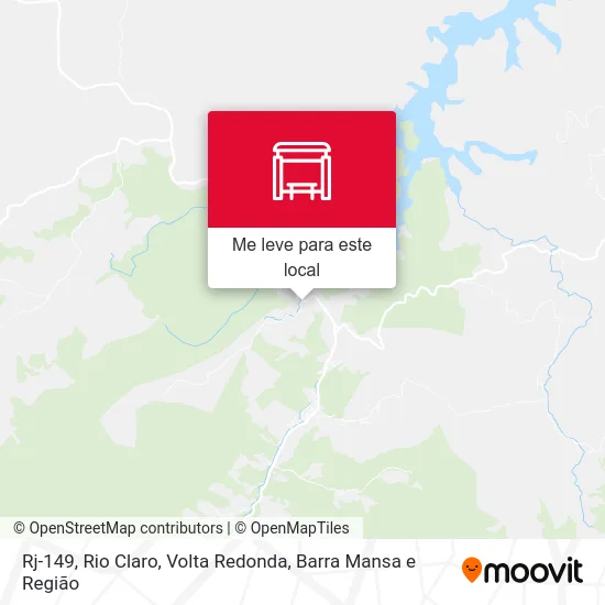 Rj-149, Rio Claro mapa
