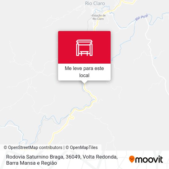 Rodovia Saturnino Braga, 36049 mapa
