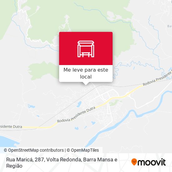 Rua Maricá, 287 mapa