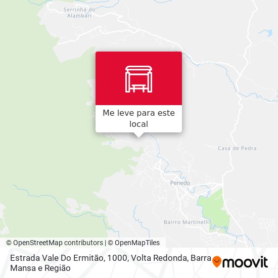 Estrada Vale Do Ermitão, 1000 mapa