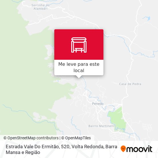 Estrada Vale Do Ermitão, 520 mapa