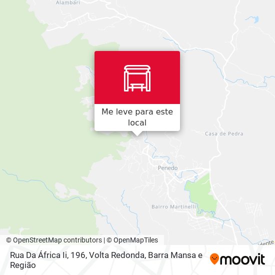 Rua Da África Ii, 196 mapa