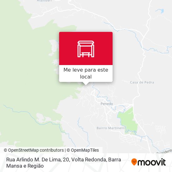 Rua Arlindo M. De Lima, 20 mapa